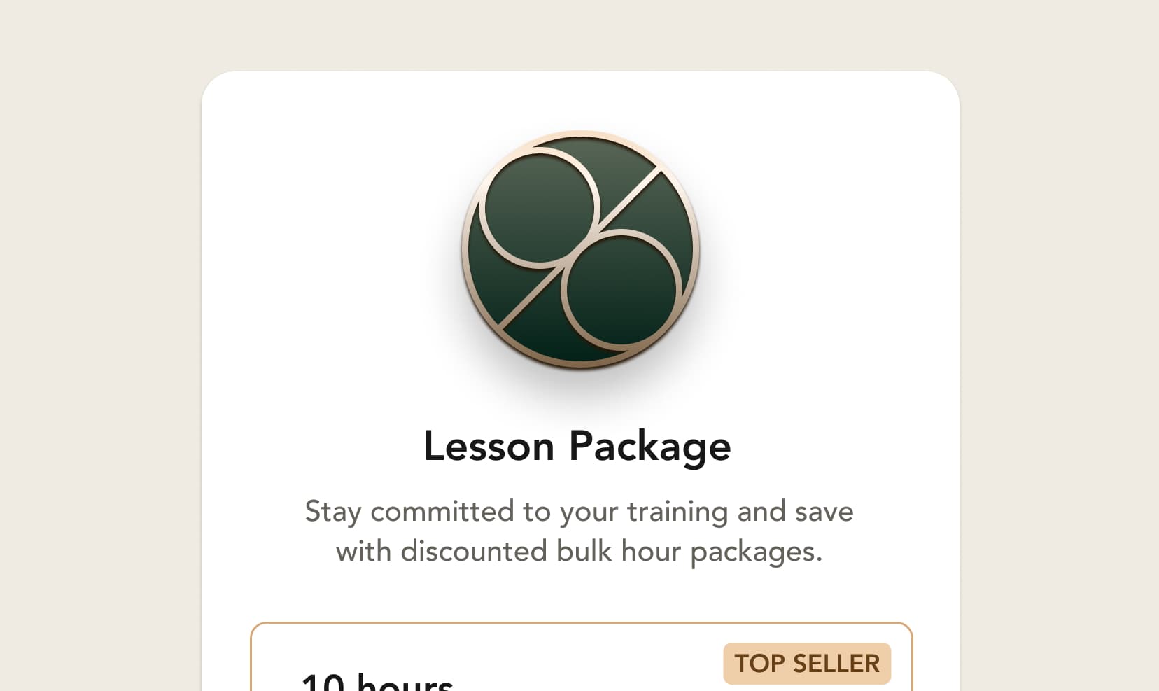 Lesson Packages